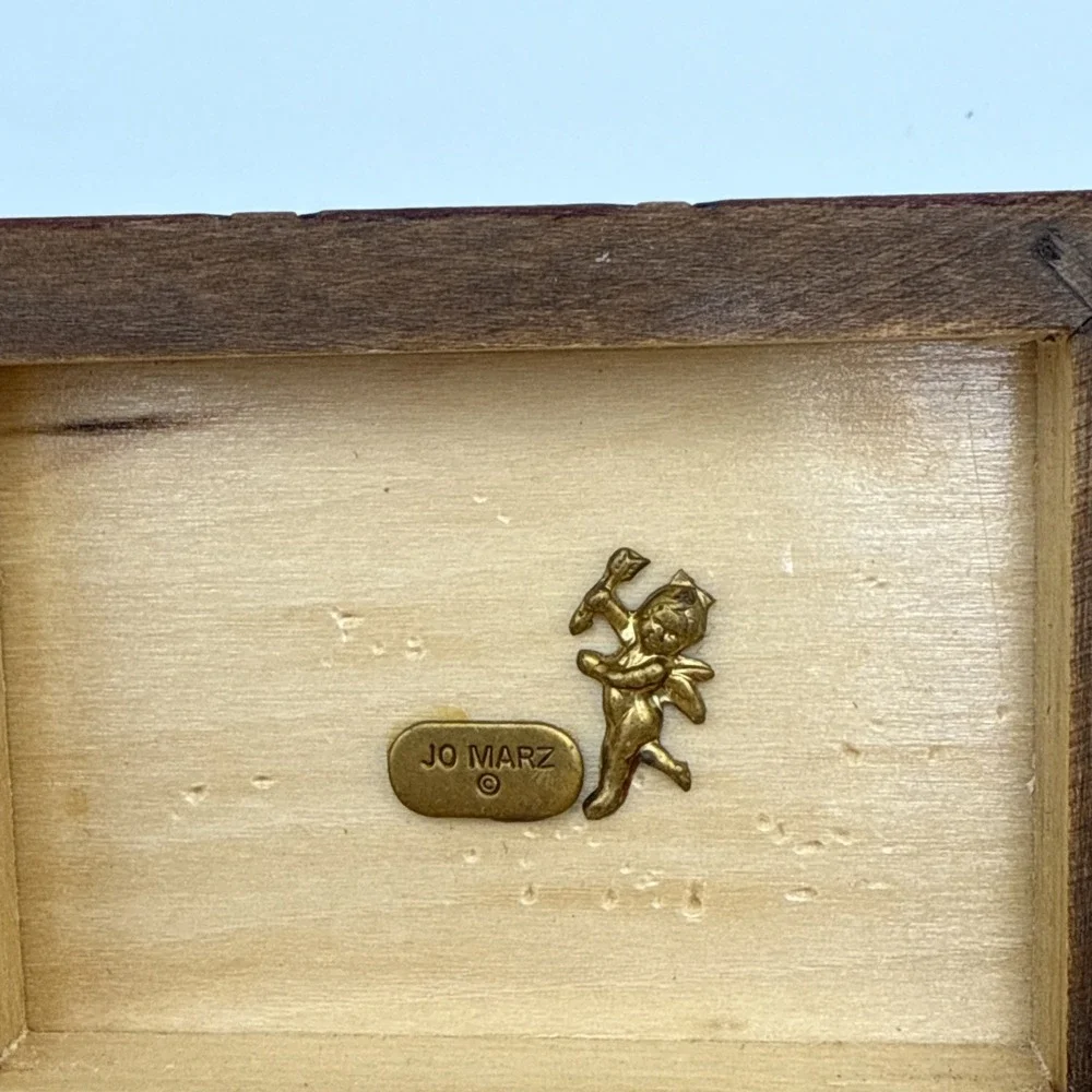 Vintage Jo Marz Wooden Trinket Box 3